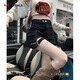S.SOFEA Herramientas pantalones cortos de mezclilla Pantalones calientes 2025 Guangzhou de primavera y verano trece líneas marrón (FQS) 5155 S