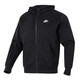 Nike (Nike) Мужской плюс флисовый спортивный костюм весна Новый теплый и модная куртка с капью