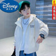 Disney Boys' Jackets Spring and Autumn 2025 New Children's Jackets Autumn Jackets Tops Boys Autumn Hooded Clothes White 140