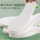 Disposable wood pulp insoles, sweat-absorbent, deodorant and breathable, ultra-thin single shoes, high heels for women's bare feet, anti-slip and sweat-absorbent 43-44, cuttable, hygienic wood pulp + sweat-absorbent and breathable, 2 pairs in total