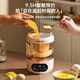 Tianji (TONZE) fully automatic bird's nest stew pot for health care, household electric mini porridge artifact, small bird's nest electromechanical stew pot, water-proof electric stew pot 0.7L, bird's nest glass stew pot 0.7L