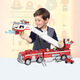 The authentic super large ultimate fire truck sound and light rescue vehicle children's birthday gift toy 16759 ultimate standard police car Aqi