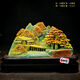 
Daxiuyu landscape ornaments high-end ornaments floor ornaments floor ornaments authentic jade hand-carved ornaments step by step 3899