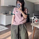 Aadidas Clover Frauen Kurzarm Sommer Neuer lässiger runder Hals reines Baumwoll halbe Ärmel Sport T-Shirt DU9893 Taro Purple XS empfohlen 80-95jin [Jin gleich 0,5 kg]