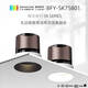 Yunmao Frameless Spotlight Small Hill eingebettet eingebettete versteckte Cob Wohnzimmer Wand Waschlampe schmale Kanten Anti-Blend-LED-Downlight hochkarätig Ra9712 Fliesen weißer Tasse 3000k warmes Weiß
