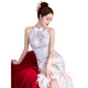 
Lexi Beilu New Chinese Light Luxury Cheongsam Toast Clothes High-end Customized Small Bride Morning Robe Style 687 M 687