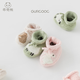 Guiqi Bear half-sided cat velvet newborn baby foot protection autumn and winter anti-sandal socks artifact baby warm socks