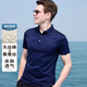 EGW Marca de lujo internacional camiseta de manga corta para hombres Mulberry Mulberry Silk Silk Color sólido Camisa de base informal de moda Simple Black L /50 (175 /92a)