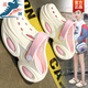 
Hongxing Children's Shoes Children's Slippers Girls 2025 New Summer Anti-Slip Anti-odor Children's Hole Shoes Wear Medium and Big Children Rice Noodles 34