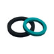Lihaitun quick connector silicone gasket EPDM EPDM lever seal oil-resistant nitrile fluorine rubber gasket green fluorine rubber DN80 thickness 8 (5 pieces)