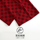 Palando 2025 Pajama de pareja de primavera y verano Juego de algodón puro Men and Women Boda roja y año festivo del año del año del año del año del pijama - QM 9227 Pareja M Pajamas - [Single Set] Mujeres Mujeres