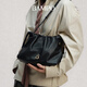 Banpo Decoration's Wish Cloud Bag Small Trompeta, Top Cayer Cow Whide Axila Single Shoulder 2025 Nuevo regalo de bolsas cruzadas de basura, caída de cailmon Brown 728 (pequeño)