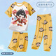 Children's Modal Summer Nezha Pajamas for Boys Baby Ice Silk Boys 2025 New Thin Home Clothes Summer ST12350 Nazar Aobing Cool Modal 160 cm/20 yards 155-160cm