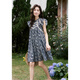 Demana [süßes und salziges Blumenkleid] Frühlings- und Sommer Chinesischer Stil sanfter A-Linie-schlanker und eleganter eleganter Rock für Frauen
