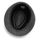 
Autumn and winter Shanghai beach big brim hat men's top hat Korean style trendy black woolen hat versatile retro British casual hat black one size