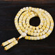 Fat Donglai same style beeswax bracelet Russian white bucket beads 108 beads bracelet necklace rosary beads hundred flower honey old white beeswax large size 10X8mmm 108 beads