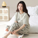 
Aimu Meigui pajamas for women in summer pure cotton short-sleeved trousers thin cotton summer women's home clothing suit spring and autumn YZT9720 short-sleeved trousers M 80-100Jin [Jin equals 0.5 kg]