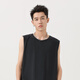 Jewish sportswear suit men's summer quick-drying running basketball vest shorts sports training ice silk sleeveless T-shirt white (cube Chinese chest mark) + black M /170 (30 days quality issues are fully refunded)