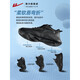 Huili black sneakers men's shoes spring and summer new mesh breathable casual men's hot running shoes soft sole shoes black g826j-white gray 44