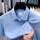 
LAORENTOU high-end long velvet cotton pocket short-sleeved shirt for men's breathable thin comfortable anti-wrinkle shirt casual professional suit daddy suit AN-15261 khaki M