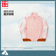 Li ning China li Ning Insulaire Joint Serie 25 Herbst Herbst Neue Männer losen Standkragen Strick-Sportjacke Pfirsich Rosa/Champagner White-2 s