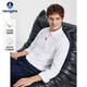 Navikel Italian dinghy men's oxford shirt casual long-sleeved shirt 1333002021 bleached M/39