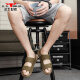 Bull Family Sandals Sandals Herren 2025 Sommer Neue Zwei-Wear-Hausschuhe Herren Beachschuhe Outdoor nicht rutschernde atmungsaktive weiche alleinige Freizeitschuhe Herren Khaki [GN12510z089] 41 (Sportgröße)