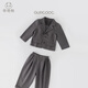Guiqi Xiong Spring and Autumn Baby Boy's Western-style Suit Suit Children's Outing Split Two-piece Birthday and One-year-old Dress