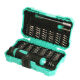 Baogong SD-9857M Destornillador Conjunto 57 en 1 Conjunto de controlador de electricista multifuncional de precisión Conjunto de mantenimiento de teléfonos móviles SD-9857M Configuración estándar