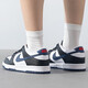 耐克（NIKE）官方舰店女鞋板鞋新款时尚复古DUNK LOW轻便运动鞋低帮时尚休闲鞋 HJ9202-001/黑白蓝/新上市 40