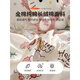 Yalu Pure Cotton Vier-Tiefe-Set-Prinzessin-Stil Bettwäsche Volles Baumwollkoreaner-Spitzen-Quilt-Deckung Kinderblätter und Bettrockstil Schatz KT [rein
