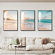 
Sofa background wall hanging painting 2025 latest simple and atmospheric living room decoration painting modern Nordic style ins style 13603/8561/13605 40*60 classic black frame crystal picture