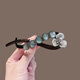 Dongyi's carefully selected twist clip hair clip for women's hair with multi-disc hair clips, high-end rhinestone beaded one-word clips, simple and not irritating the hair in summer