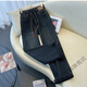 Smart Dog-Dou elastic waist jeans for women in spring, autumn and winter 2024 new high-waist loose straight pants casual large size narrow wide-leg pants 1278 blue S 80-95