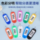 Upril Key card Thickened portable key number card label classification management key chain Hotel landlord big key pendant 50 pieces/barrel 8201
