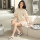 Pang Donglai DL Hongdou official website 2024 new pajamas for women's summer pure cotton shorts shorts spring and autumn summer style can be worn outside ZH-9856# shorts M (80-100Jin[Jin equals 0.5 kg])