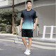 Binshiman (Binshiman) Contrôle de sport décontracté pour hommes et à séchage rapide Modèle de sport masculin Model Model Plus Fat Plus taille de taille courte badminton Uniform Blue 9902 L90-110Jin [Jin est égal à 0,5 kg]