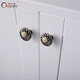 Huilide modern simple Nordic drawer small handle single hole wardrobe door golden ceramic furniture cabinet cabinet handle 6227-Mumph black