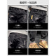 Jinlilai Gy Clothing Jeans rasgados para hombres Summer Brand Slim Feet 2025 New Summer delgados Pantalones de ocio de los niños negros delgados 6636 Negro. 28