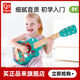 HAPE Flower Guitar de printemps 3 ans + Baby pour enfants entrée de gamme Ukulele Music Toys pour cultiver le sens musical pour hommes et femmes guitare de printemps fleur