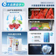 MeiLing worry-free embedded | 615 liter household two-door two-door double-door ultra-large capacity refrigerator first-class energy efficiency air-cooled frost-free bottom cooling ultra-thin zero embedded subsidy refrigerator Wuyou embedded BCD-615WPCZX Snowy White