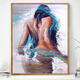Yu Senyi Dibujo DIY Digital Pintura al óleo Color abstracto de coloración artística pintada a mano Descompresión Pintura al óleo 9276 High-End 50 Color Custom Grade 60*75cm Tablero de pintura de color + pigmento acrílico de alto brillo + +