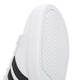 Adidas official ship store men's shoes, new summer warm sports shoes, wear-resistant training shoes, skateboard shoes, breathable casual shoes, men 9195-white-leather three-striped shoes 40