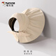 Woodpecker (TUCANO) Vinyl Hollow Top Sun Hat Women's Anti-UV Sun Hat 2025 New Large Brim Face Covering Fisherman Hat Sun Hat Milk Apricot White - Bow Style Velcro Adjustable (Windproof Rope Delivered)