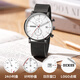 Dickies Student Watch für männliche Junior- und Senior High School-Schüler Spezielle Prüfungstisch Kalender Luminöser wasserdichte geflochtene Stahlgürtel CL-718 Schwarz