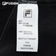 FILA FUSION Fila Fashion Brand Knitted Pants for Women 2025 Autumn New Fashion Loose Straight-Line Casual Pants, Black-BK M 165/66A/M