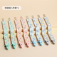 Jingmengyuan Baby Pacifier Teething Glue Anti-drop Chain Soother Anti-Lost Hanging Rope Baby Teething Stick Toy Fixing Clip S 0-3 Months 8-Pack Set of 8