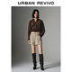
UR2025 summer new women's casual simple elastic waist loose pocket shorts UWM650041 green khaki M