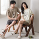 HUALIN FASHION夏季睡衣莫代尔棉家居服宽松短袖可外穿 6636 175 女L