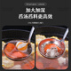 FISDDIS 316 stainless steel soup spoon hot pot spoon colander extra thick vegetable spoon porridge spoon soup spoon Berlin small 6-point soup shell